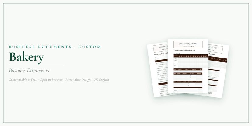 Business Documents — Custom