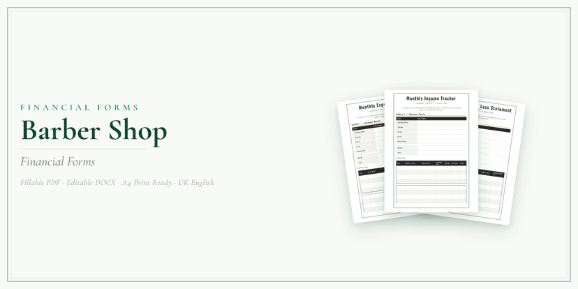 Financial Forms Bundle — Premium