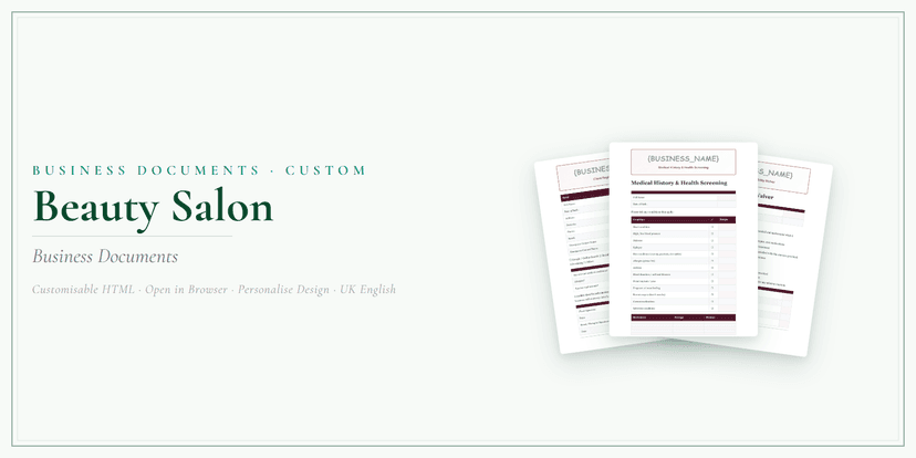 Business Documents — Custom