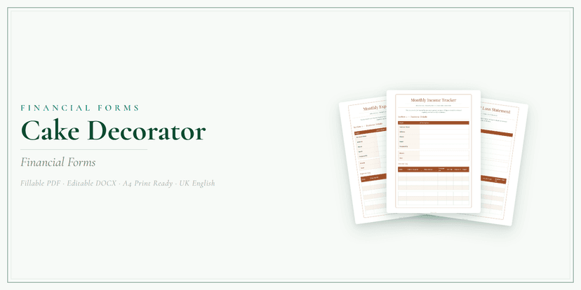 Financial Forms Bundle — Premium