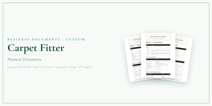 Business Documents — Custom