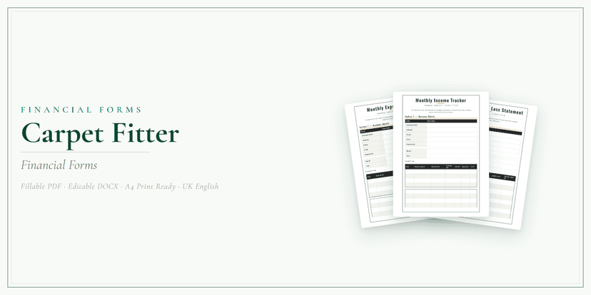 Financial Forms Bundle — Premium