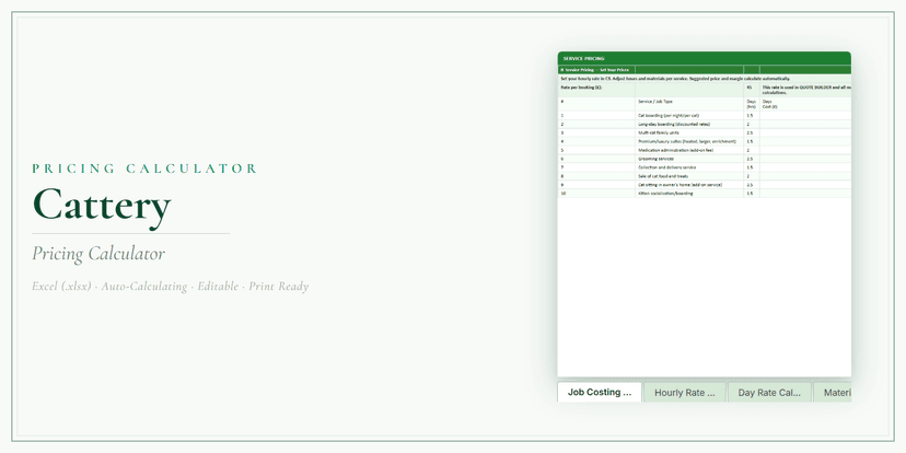 Pricing Calculator — Premium