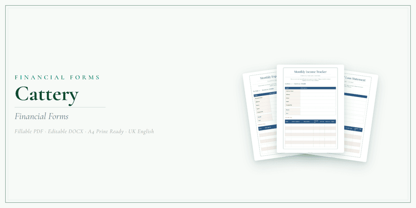Financial Forms Bundle — Premium