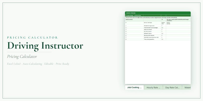 Pricing Calculator — Premium