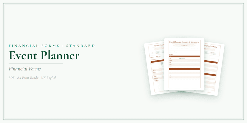 Financial Forms Bundle — Standard