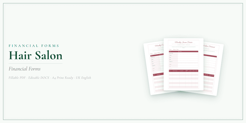 Financial Forms Bundle — Premium