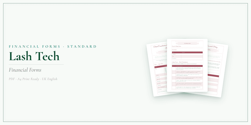 Financial Forms Bundle — Standard
