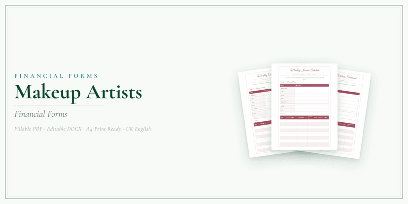 Financial Forms Bundle — Premium