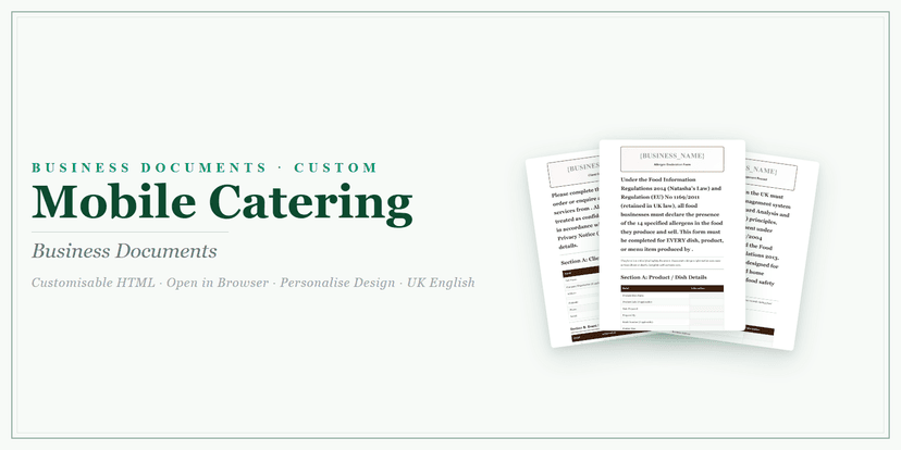 Business Documents — Custom