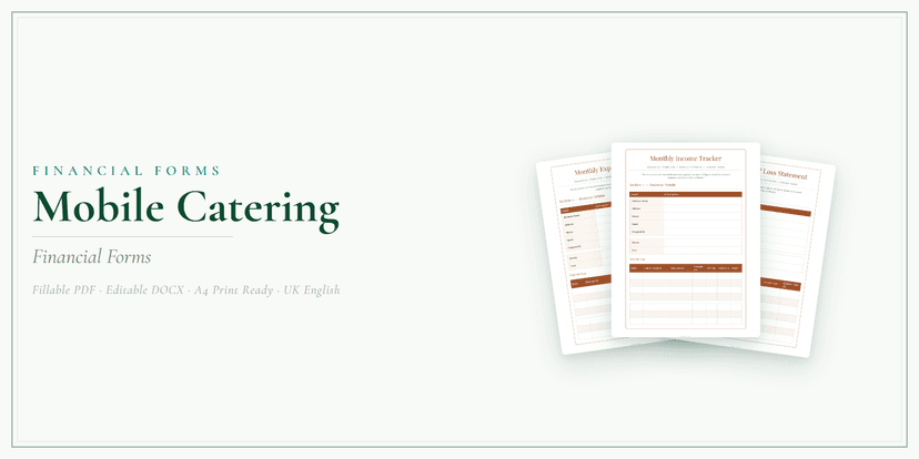 Financial Forms Bundle — Premium