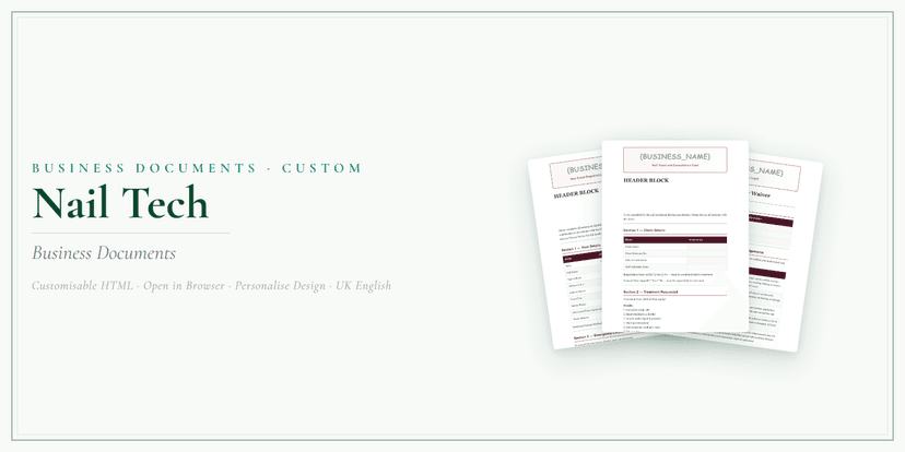 Business Documents — Custom