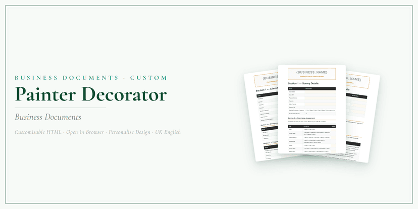 Business Documents — Custom