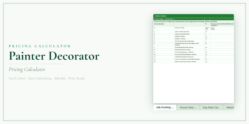 Pricing Calculator — Premium