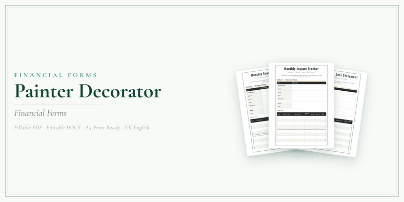 Financial Forms Bundle — Premium