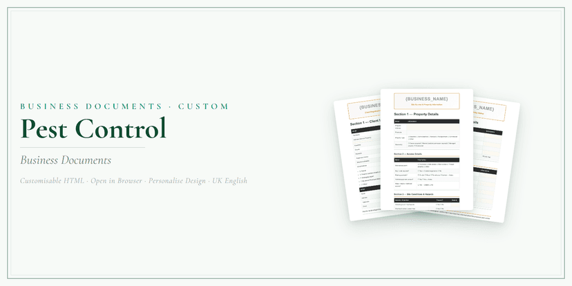 Business Documents — Custom