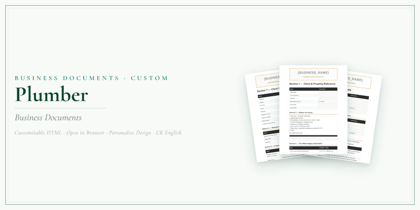Business Documents — Custom