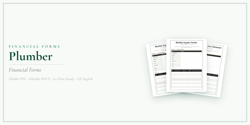 Financial Forms Bundle — Premium