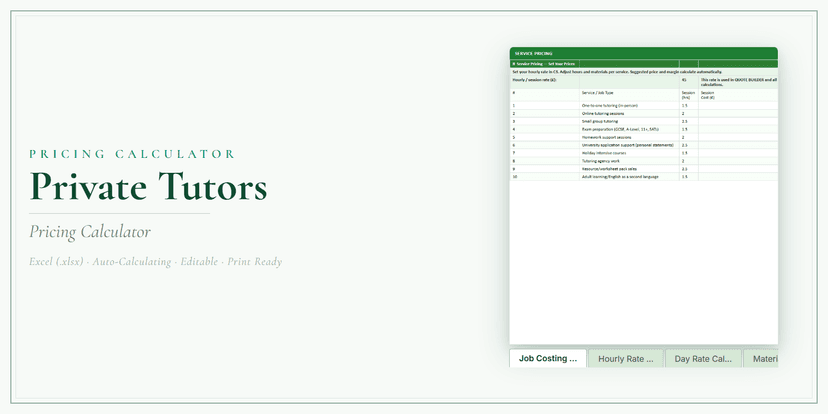 Pricing Calculator — Premium