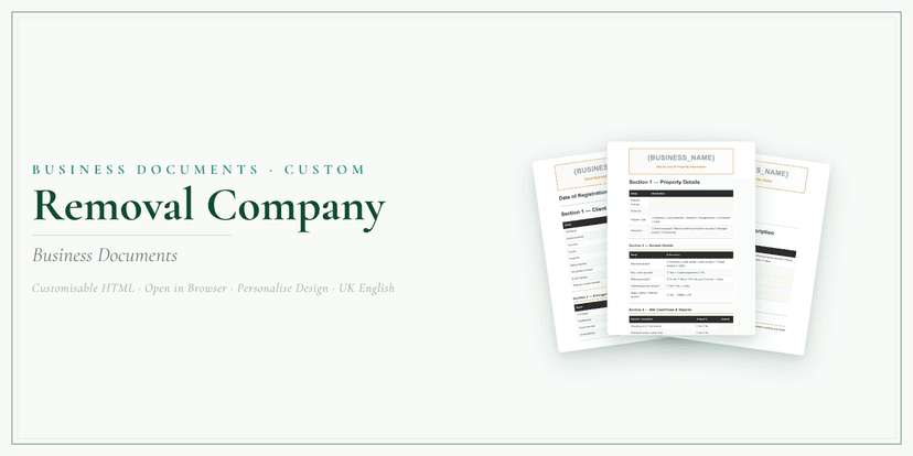 Business Documents — Custom