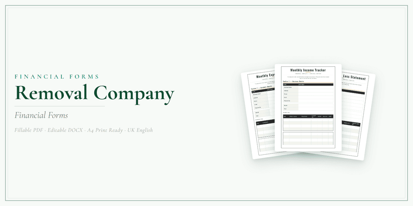 Financial Forms Bundle — Premium