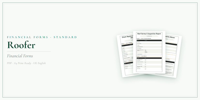 Financial Forms Bundle — Standard