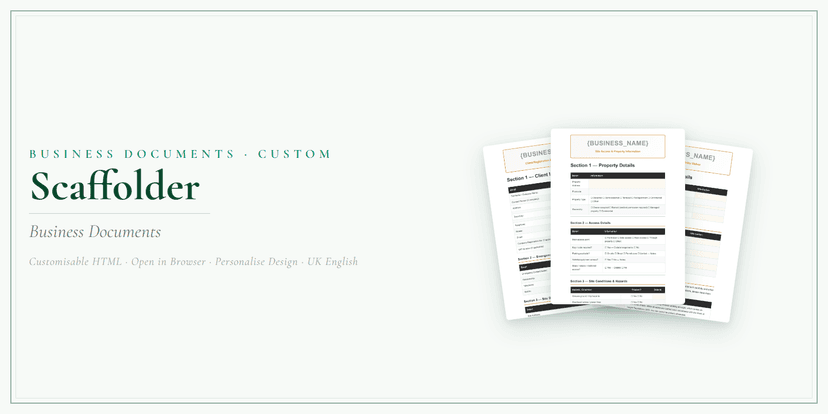 Business Documents — Custom