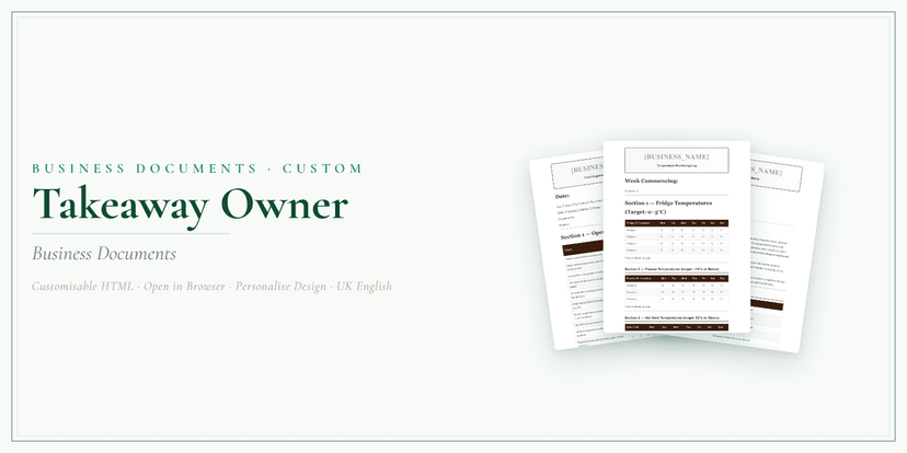 Business Documents — Custom