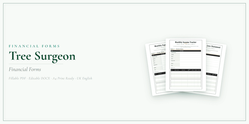 Financial Forms Bundle — Premium