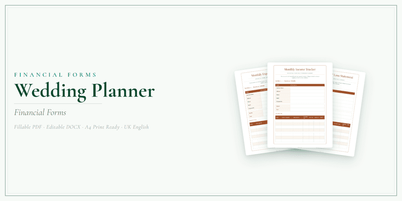 Financial Forms Bundle — Premium